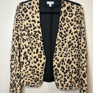 Leopard Print Blazer